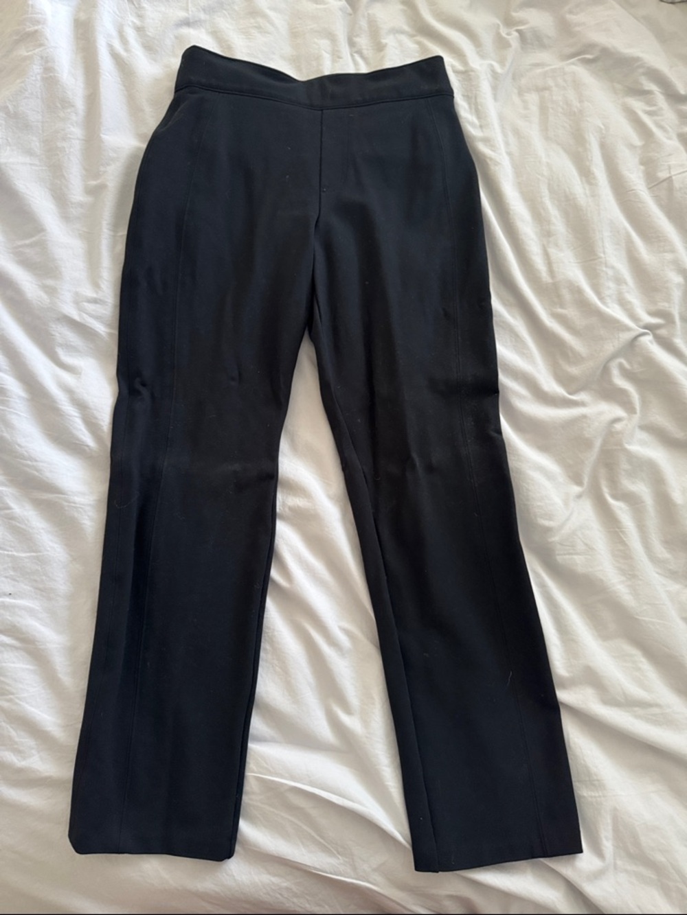 SPANX Black High-Waist Shaping trousers